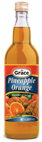 GRACE PINEAPPLE-ORANGE (FLAVORED SYRUP) 25.5 OZ